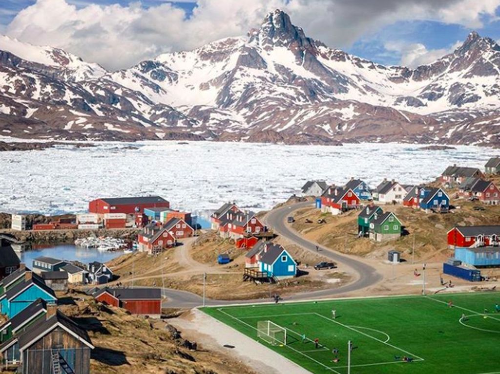 Pesona Greenland, Pulau yang Disinari Matahari 2 Bulan Pesona Greenland, Pulau yang Disinari Matahari 2 Bulan