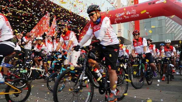6.500 Orang Ikuti Gowes Kemerdekaan di BSD
