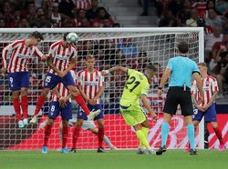 Dengan kemenangan ini, Atletico untuk sementara ada di posisi keenam klasemen Liga Spanyol dengan tiga poin. REUTERS/Sergio Perez.