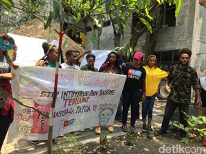 Mahasiswa Papua di USU Ikut Gelar Aksi, Bawa Lambang Bintang Kejora