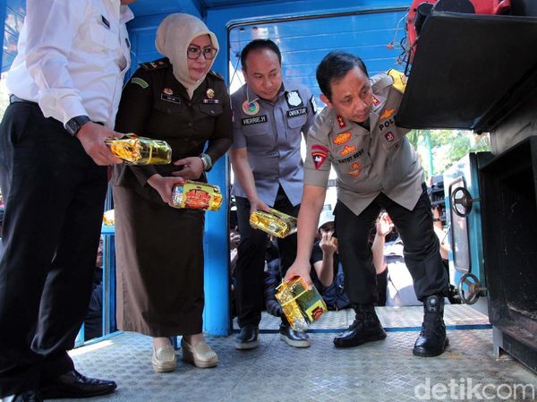 Narkotika Hasil Kejahatan Dimusnahkan