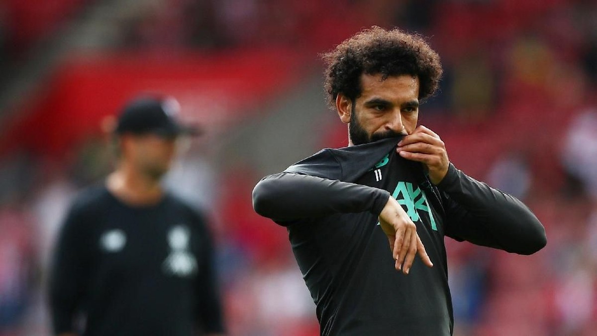 Mohamed Salah bahagia di Liverpool (Hannah McKay/Reuters)
