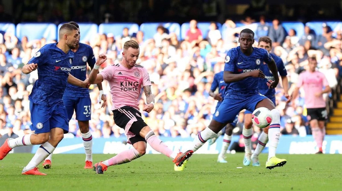 Duel Chelsea vs Leicester City berakhir 1-1 (REUTERS/Eddie Keogh)