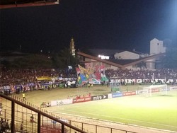 PSM Vs Persib: Suporter Rayakan HUT RI ke-74 di Stadion Mattoangin
