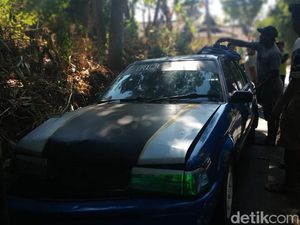 Curi 4 Ekor Kambing Pakai Sedan, Eh... Mogok di Tengah Jalan