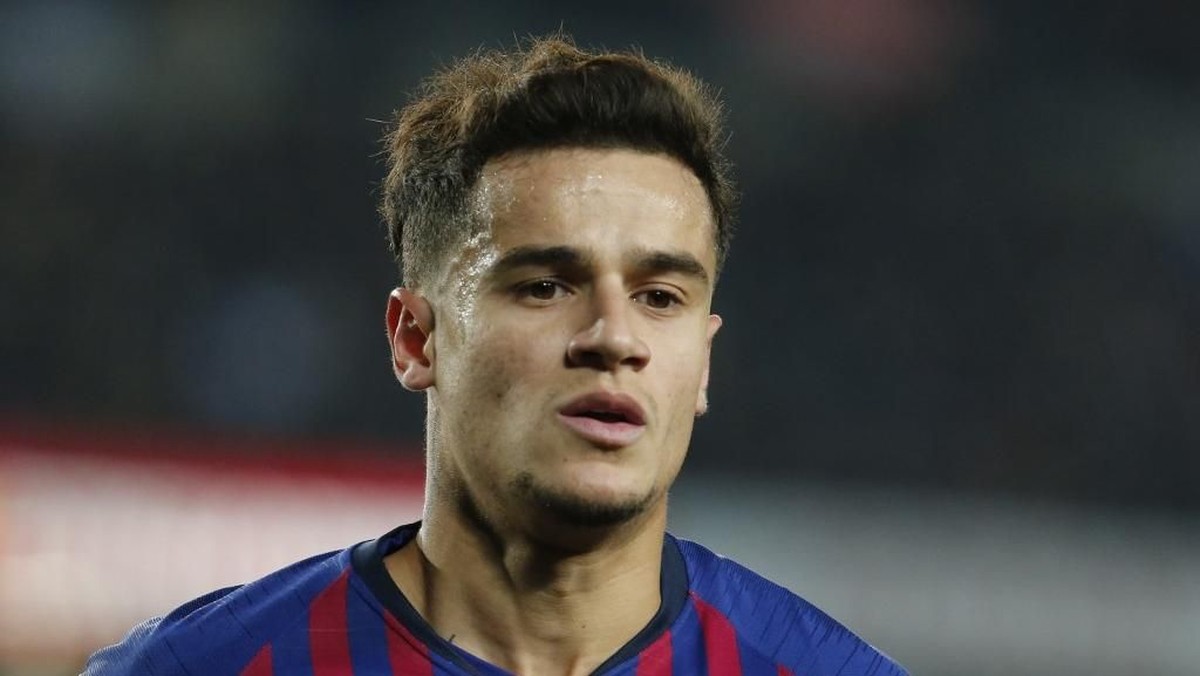 Philippe Coutinho resmi dipinjamkan Barcelona ke Bayern Munich. (Foto: Pau Barrena / AFP)