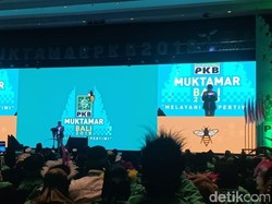 Sapa Petinggi Parpol di Muktamar, Cak Imin: Siapa Ketum PSI Cantik Ini?