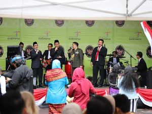 Peringati 17 Agustus, Bengawan Solo-Lagu Syantik Menggema di Rusia