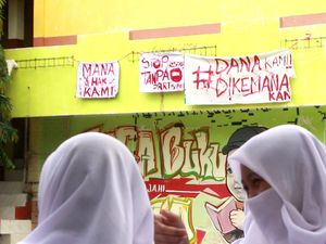 Siswa SMAN 1 Parepare Demo di Sekolah, Tuntut Transparansi Dana BOS