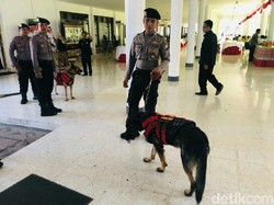 Jelang Pelantikan Anggota Dewan, Polres Banyuwangi Lakukan Sterilisasi