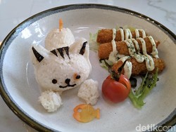 Lucunya Butter Rice Kucing dan Pizza Cheese Lovers yang Nagih