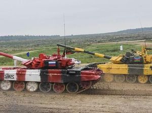 Balapan Tank, Rusia Jadi yang Tercepat