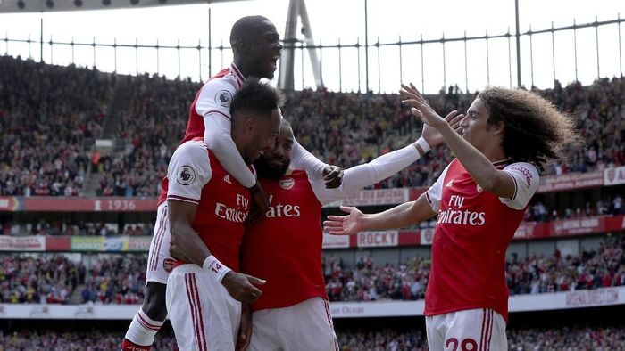 Aubameyang, Lacazette, dan Pepe diyakini bakal krusial buat Arsenal. (Foto: Yui Mok/PA via AP) Aubameyang, Lacazette, dan Pepe diyakini bakal krusial buat Arsenal. (Foto: Yui Mok/PA via AP)