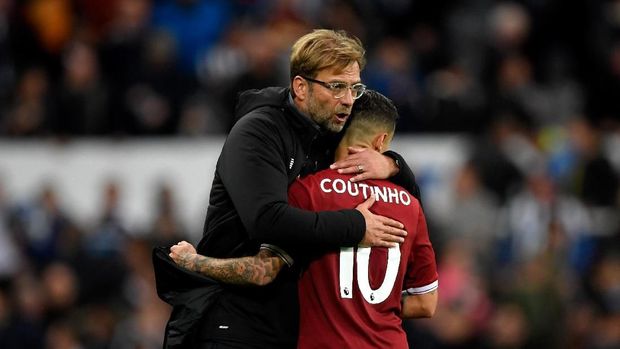 Philippe Coutinho dan Juergen Klopp