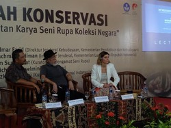 Kerak di Lukisan Raden Saleh yang Ada di Yogyakarta Tak Perlu Diperbaiki