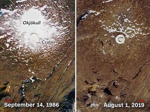 Gawat! Gletser di Salah Satu Gunung Islandia Hilang