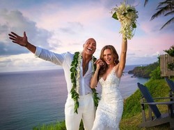 Cantiknya Gaun Pengantin Rp 177 Juta Lauren Hashian, Istri Dwayne Johnson