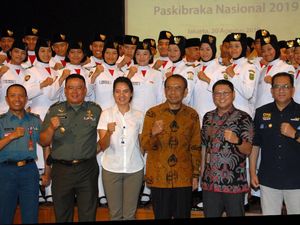 Paskibraka Nasional Kunjungi Museum Bank Mandiri