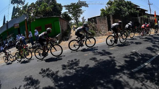 Ilustrasi Tour d'Indonesia 2019.