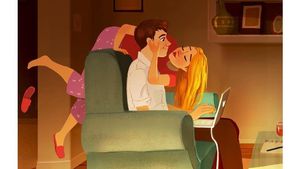 Jomblo Dilarang Lihat! 10 Ilustrasi Romantis Bareng Pasangan Ini Buat Baper