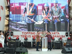 Meikarta Topping Off 4 Menara Apartemen