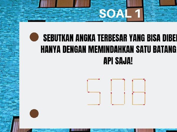 Gagal Pecahkan Teka-teki Ini dalam 120 Detik Tandanya Sudah Mulai Lelah
