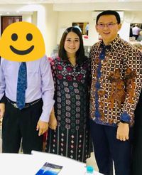 Ahok dan istri yang sedang hamil