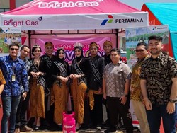 Si Pink Bright Gas Ramaikan Festival Kuliner Sukabumi