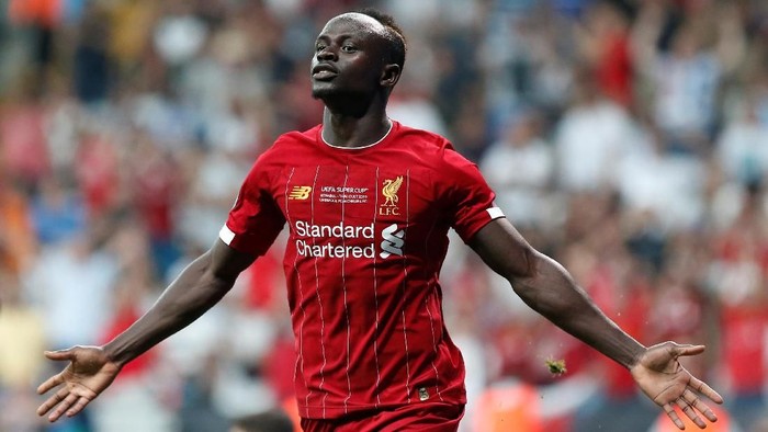 Soccer Football - UEFA Super Cup - Liverpool v Chelsea - Vodafone Arena, Istanbul, Turkey - August 14, 2019  Liverpools Sadio Mane celebrates scoring their first goal   REUTERS/Kemal Aslan