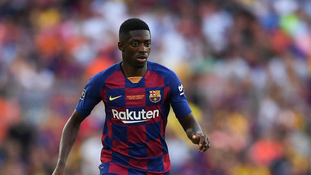 Ousmane Dembele diklaim akan bertahan di Barcelona. (Foto: David Ramos/Getty Images)