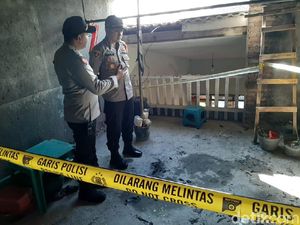 Main Korek Api Nyambar Tiner, Seorang Balita di Gresik Tewas Terbakar