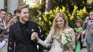 Foto: Momen Romantis Pernikahan YouTuber Terkaya PiewDiePie dan Marzia
