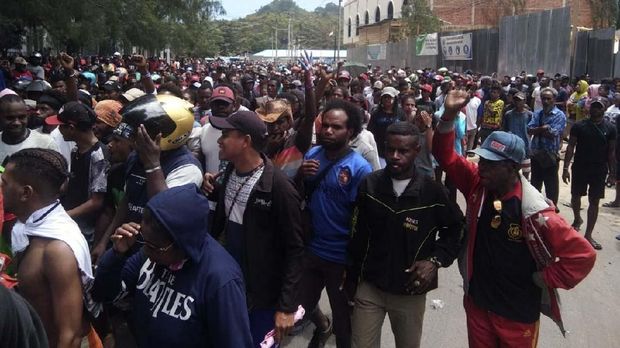 Kantor PLN Wamena Dibakar dalam Aksi Berujung Rusuh di Papua