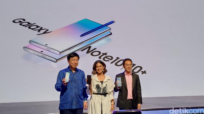 Peluncuran Galaxy Note dan Galaxy Note+. Foto: Adi Fida Rahman/detikinet