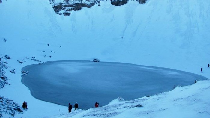 Danau Roopkund. Foto: Wikimedia Commons Danau Roopkund. Foto: Wikimedia Commons