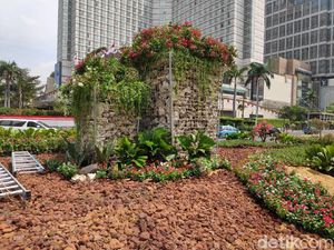 Video Ornamen Batu Gabion, Pengganti Getah Getih di Bundaran HI