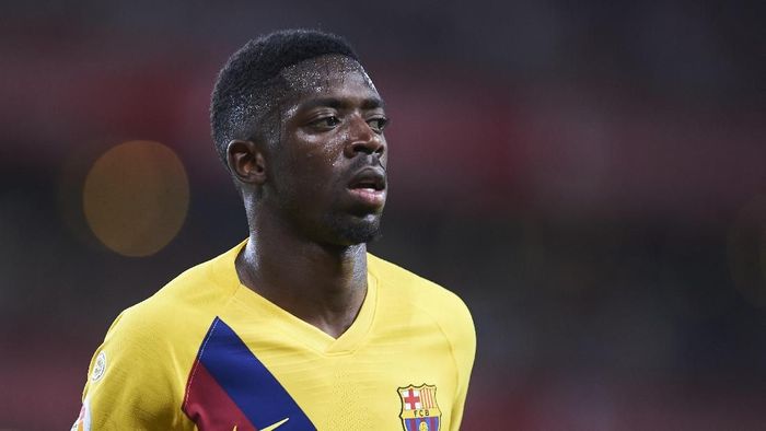 Ousmane Dembele tak masalah harus bersaing dengan Neymar (Juan Manuel Serrano Arce/Getty Images)