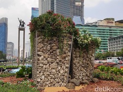 Makna Instalasi Batu Gabion di Bundaran HI