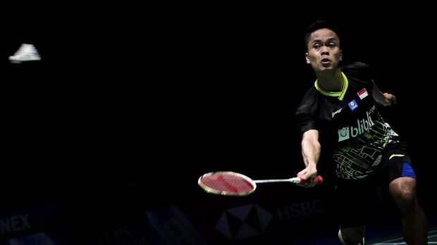 Ginting Menang Mudah atas Chen Long di BWF World Tour Final