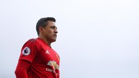 Alexis Sanchez - Main di MU sebanyak 45 laga pada periode 2017-2018, merumput bersama Arsenal dalam 166 pertandingan kurun waktu 2014-2017. Foto: Catherine Ivill/Getty Images