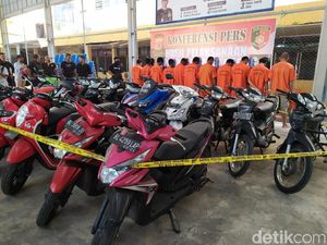 Polisi Ringkus Selusin Pencuri Motor di Banda Aceh