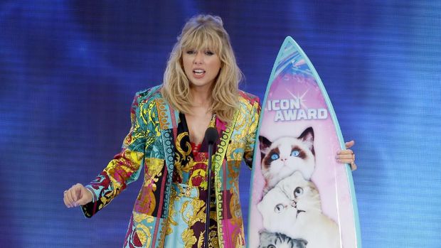 Taylor Swift menangkan penghargaan di AMA 2019