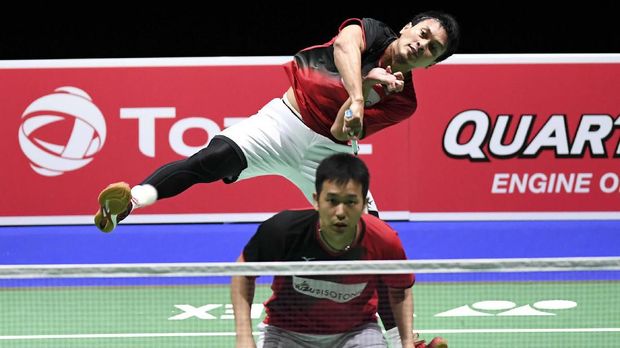 Ahsan/Hendra bakal hadapi Fajar/Rian di semifinal.