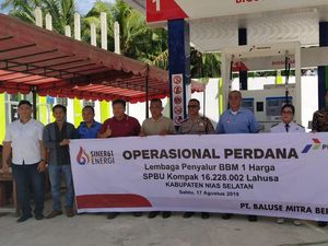 Operasikan BBM Satu Harga di Nias, Pertamina Penuhi Target