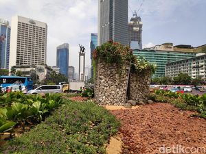 5 Fakta Instalasi Batu Gabion yang Hiasi Bundaran HI