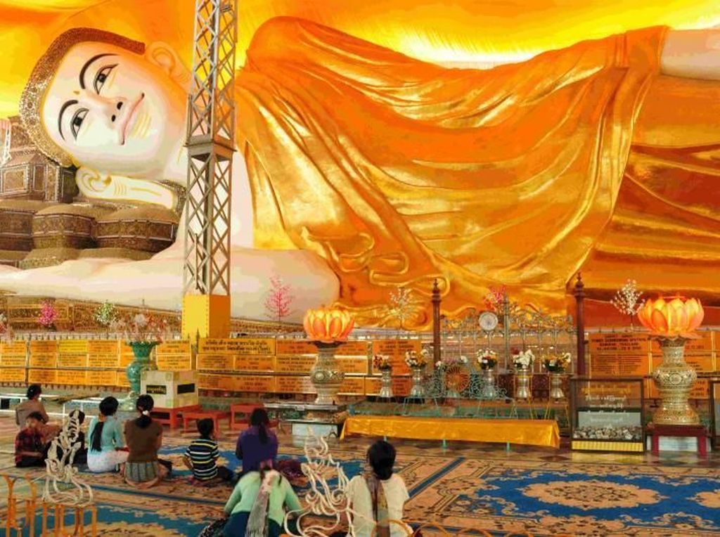 Legenda di Balik Patung Buddha Tidur Myanmar