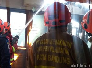 Musala di Bandung Terbakar Gegara Korsleting Listrik