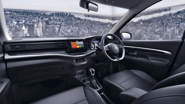 Interior Maruti Suzuki XL6 berbeda dari Ertiga yang dipasarkan di Indonesia.