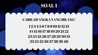 Temukan Angka yang Hilang Tanpa Menyentuh Layar!