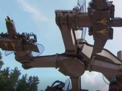 Mirip Swastika, Baru Sebulan Beroperasi Wahana Permainan Ini Ditutup